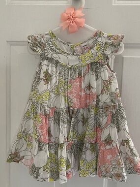 Old Navy Baby Girls Lined Floral Dress size 18-24 Mo